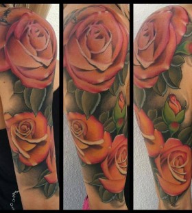 Rose tattoo by Art Junkies