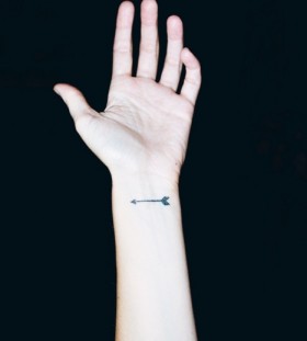 Simple minimalistic style tattoo