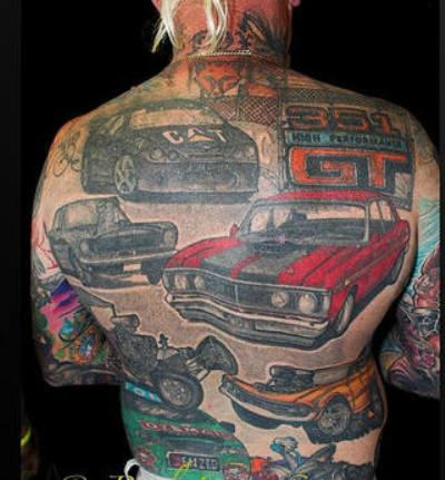 amazing car tattoos