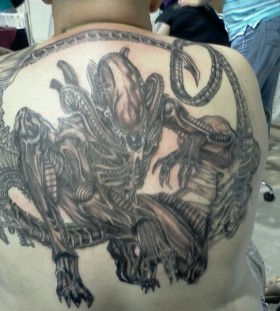 big alien tattos