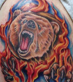 burning bear