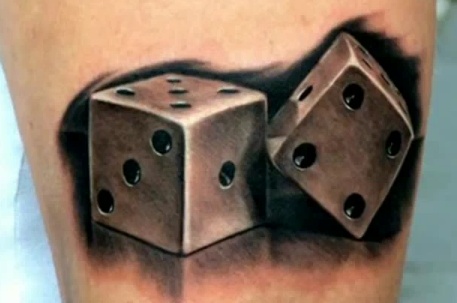 grey dice