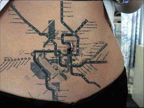 london-metro tattoo