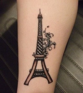 mini black Eiffel tower