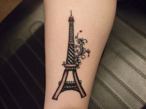 mini black Eiffel tower