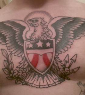 patriotic chest ink