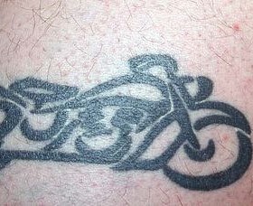 tribal bike tattos