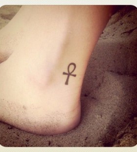 Ankh Egypt style tattoo