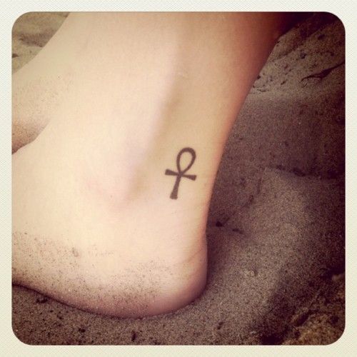 Ankh Egypt style tattoo