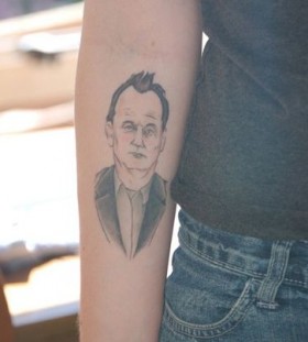 Bill Murray famous people tattoo