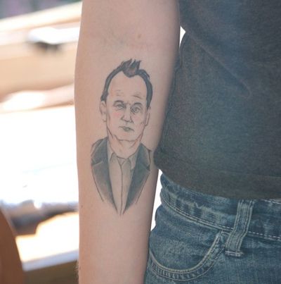 Bill Murray famous people tattoo