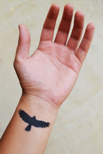 Black bird cool tattoo