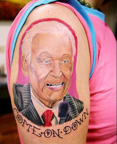 Bright Bob Barker famous people tattoo