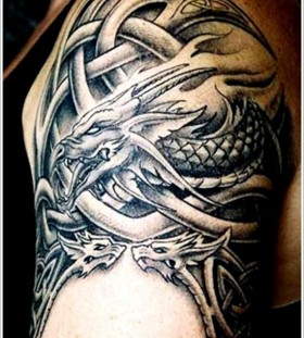 Cruel dragon tattoo