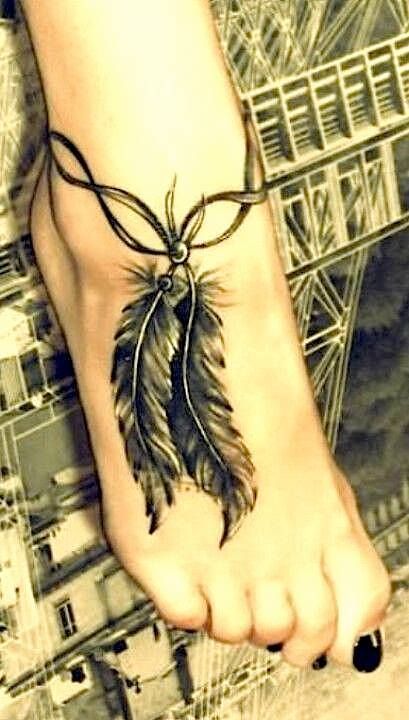 Feather wild tattoo