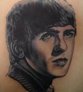George Harrison famous people tattoo