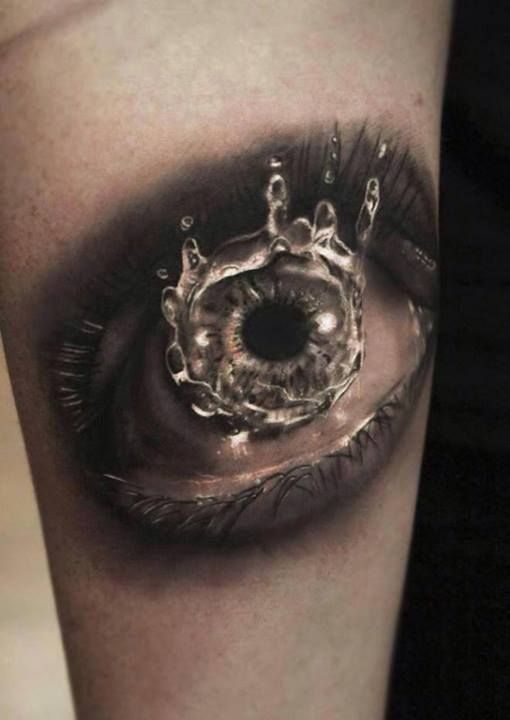 Gorgeous eye realistic tattoo
