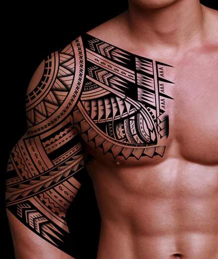 Great ornaments tribal tattoo