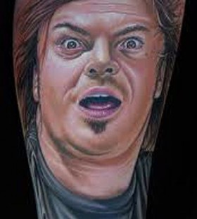 Jack Black famous people tattoo