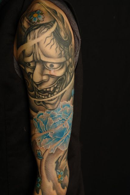 Scary asian tattoo