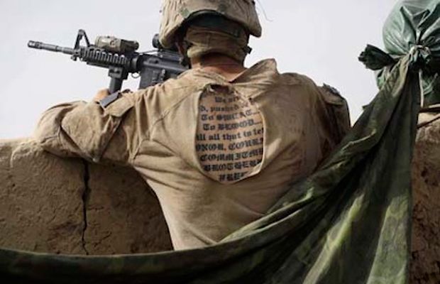 Soldier military style tattoos