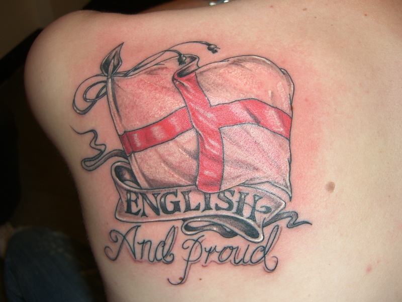 Beautiful England tattoo