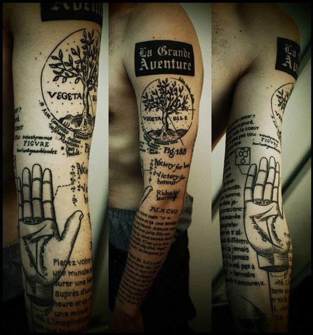 Black tree incredible tattoo