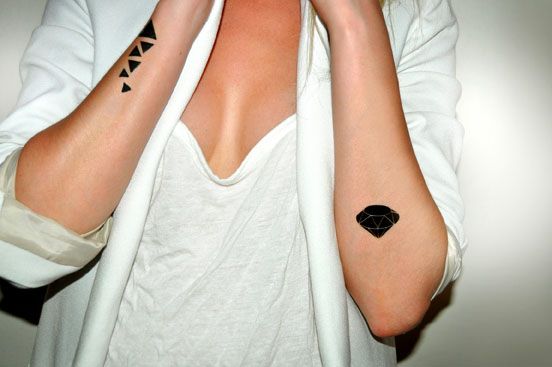 Black triangles tattoo