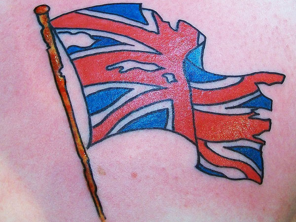 Cute Great Britan tattoo