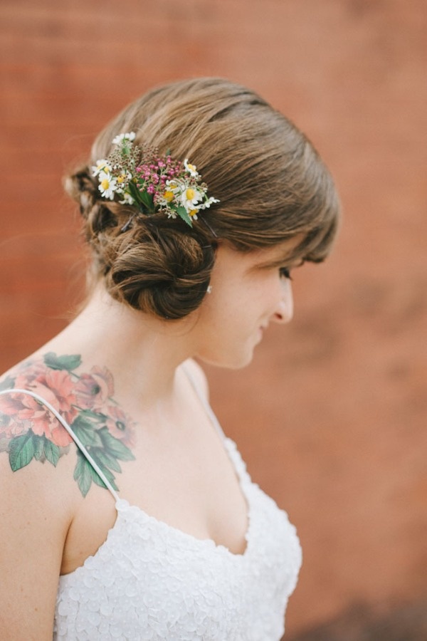 Cute bride lovely tattoo