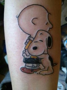 Cute snoopy tattoo