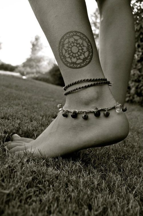 Mandala style ornaments tattoo