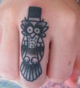 Smart tattoo on finger