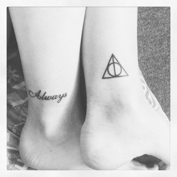 Always ornaments Harry Potter tattoo