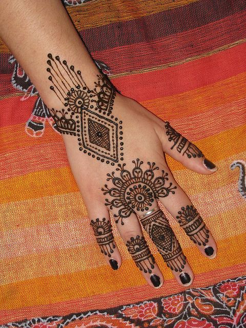 Amazing simple design Henna and Mehndi design tattoo