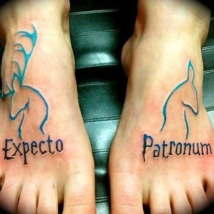 Expecto Patronum Harry Potter tattoo