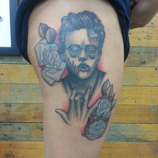 james dean zombie tattoo