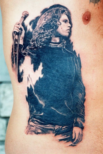 large jim morrison tattoo