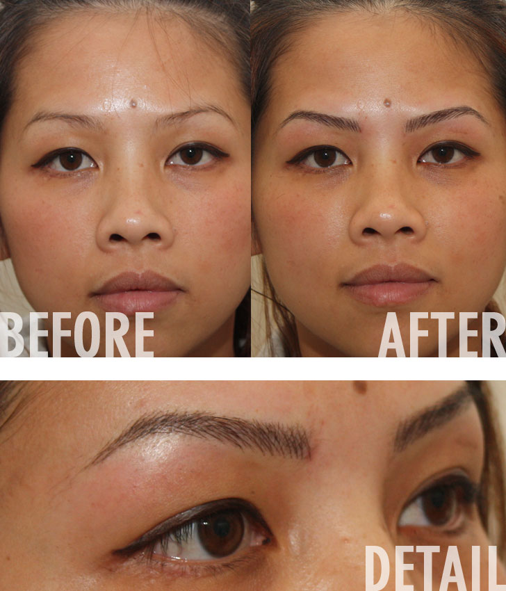 Beauty 3D Hollywood Eyebrow Tattoo Ideas