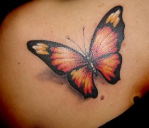 Butterfly Flower Design For Girls