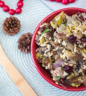 Rice and Cranberry Turkey Stuffing