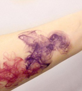 Abstract watercolor tattoo Abstract watercolor tattoo