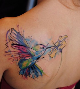 Amazing Hummingbird Tattoo Amazing Hummingbird Tattoo