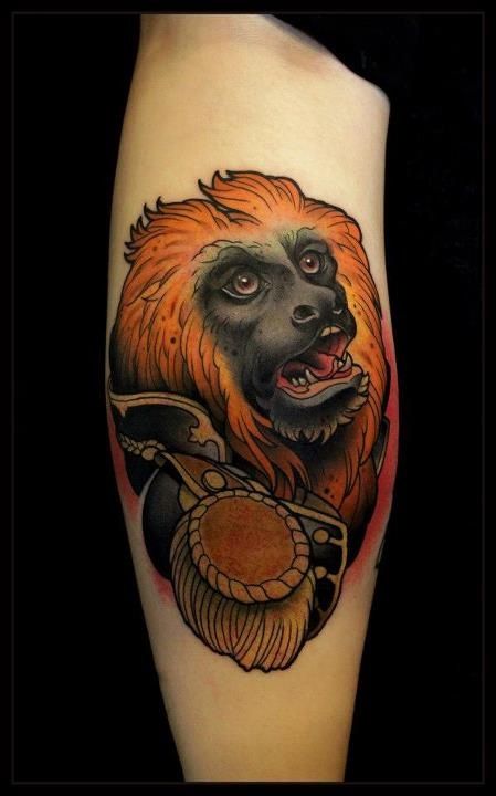 Amazing monkeys relative tattoo