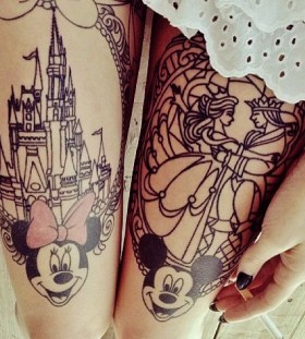 Awesome Minnie and Mickey tattoos