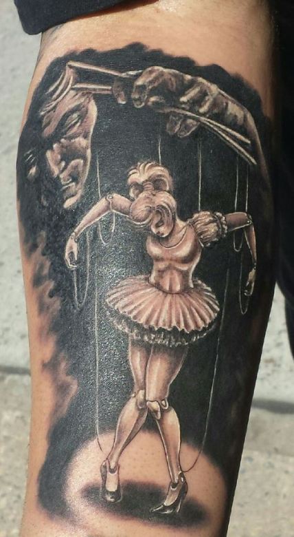 Awesome puppet master tattoo