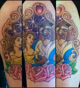 Beauty and the beast tattoo