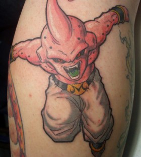 Boo from dragon ball tattoo