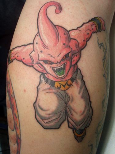 Boo from dragon ball tattoo