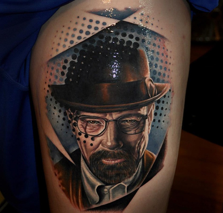 Breaking bad tattoo by Benjamin Laukis